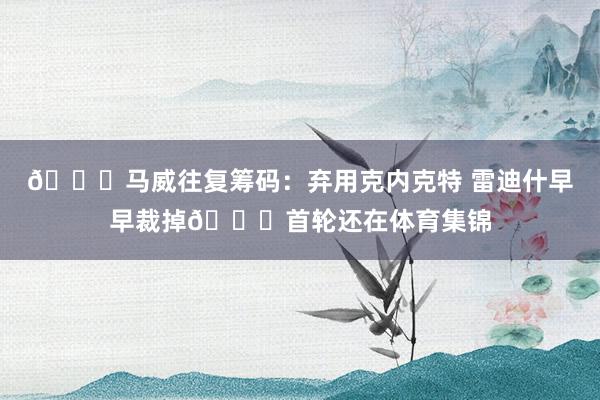 💀马威往复筹码：弃用克内克特 雷迪什早早裁掉💀首轮还在体育集锦