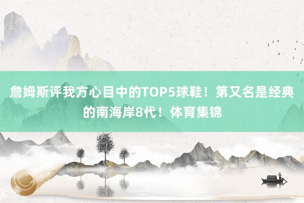 詹姆斯评我方心目中的TOP5球鞋！第又名是经典的南海岸8代！体育集锦